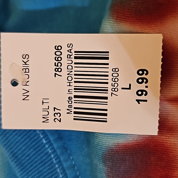 Rubik's Cube men's t-shirt tie dye size Large - Picture 6 of 6